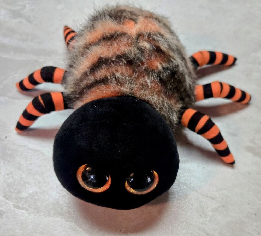 Ty Beanie Boos Babies Ingrum Halloween Spider Plush 7 in Stuffed Animal Toy 2022